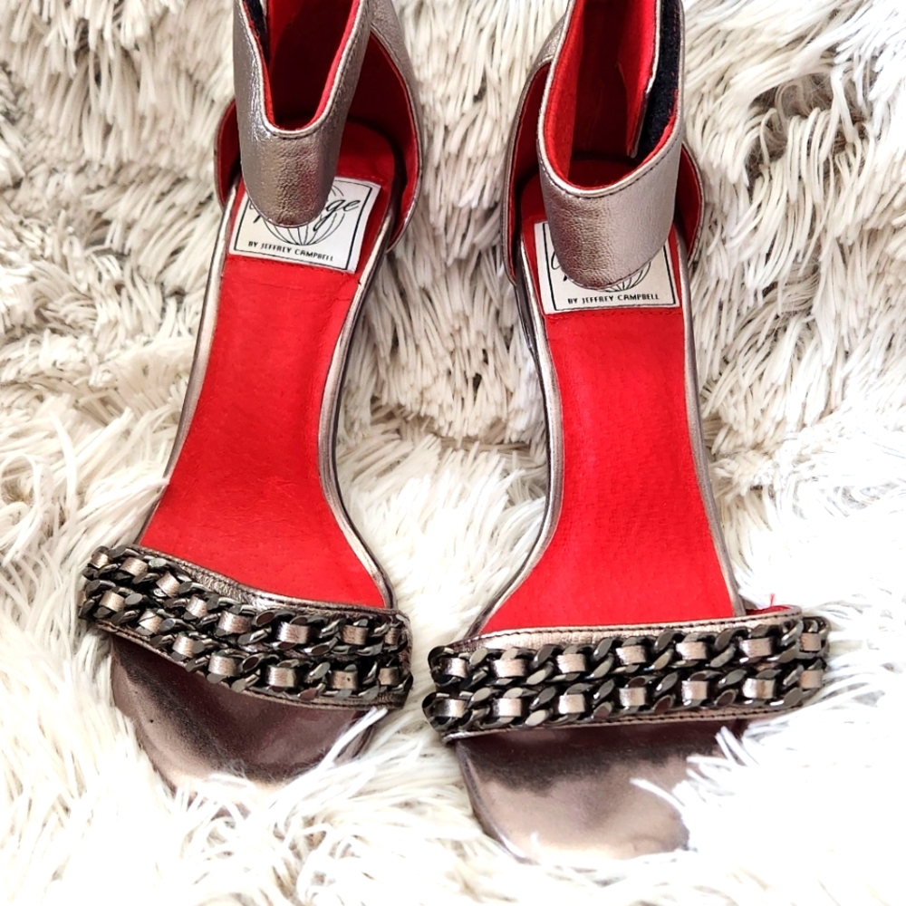Vintage by Jeffrey Campbell ankle strap heels, size 5.5